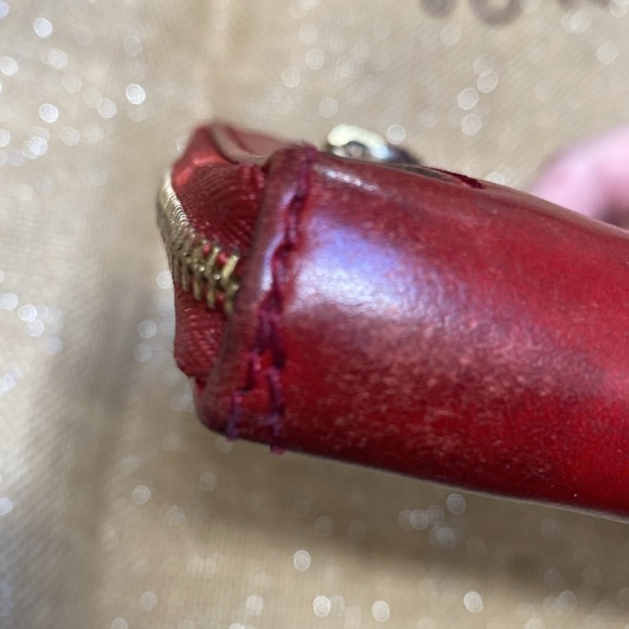 Burberry red leather long wallet classic - Picture 6 of 11